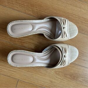 Kelly & Katie Tan Woven Mules